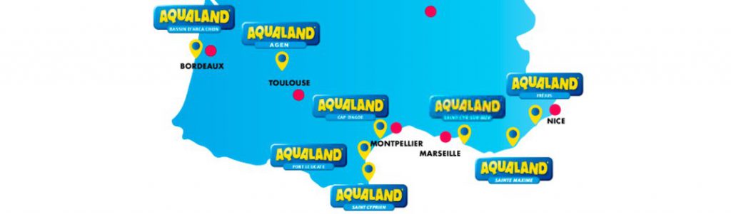 carte des aqualand en france