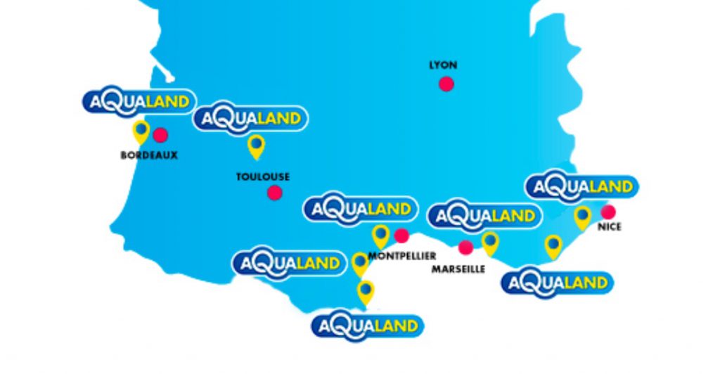 Carte Aqualand France