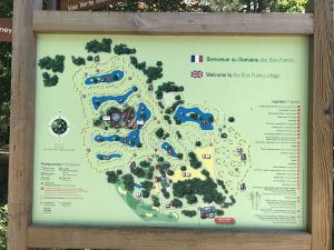 Plan parc aquatique Center Parc domaine des Boics Francs
