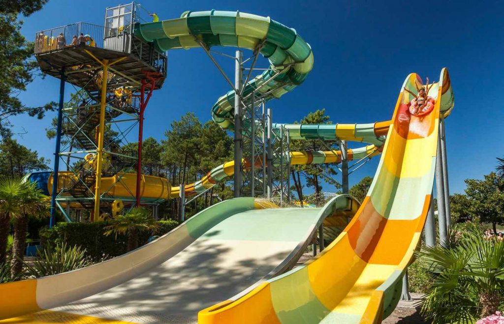 Toboggan aquatique Aqualand Bassin Arcachon à Gujan Mestras