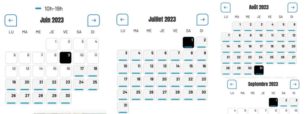 date et horaire ouverture Aquasplash 2023