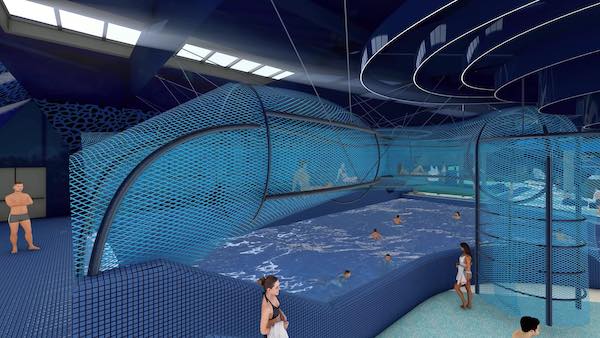 piscine à vague Le rift à l'Aquascope