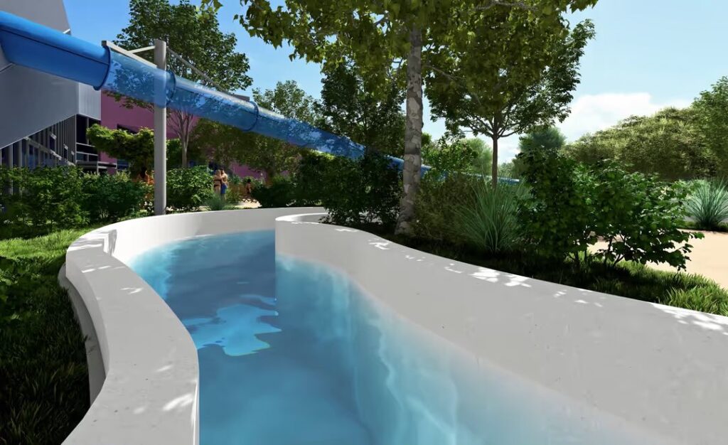 Lazy river riviere lente aquadynamique aquascope