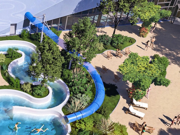 toboggan aquatique Quick au parc aquatique du Futuroscope