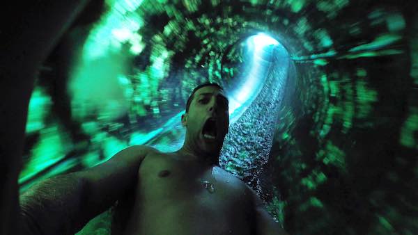 toboggan chute libre Rocket à l'Aquascope