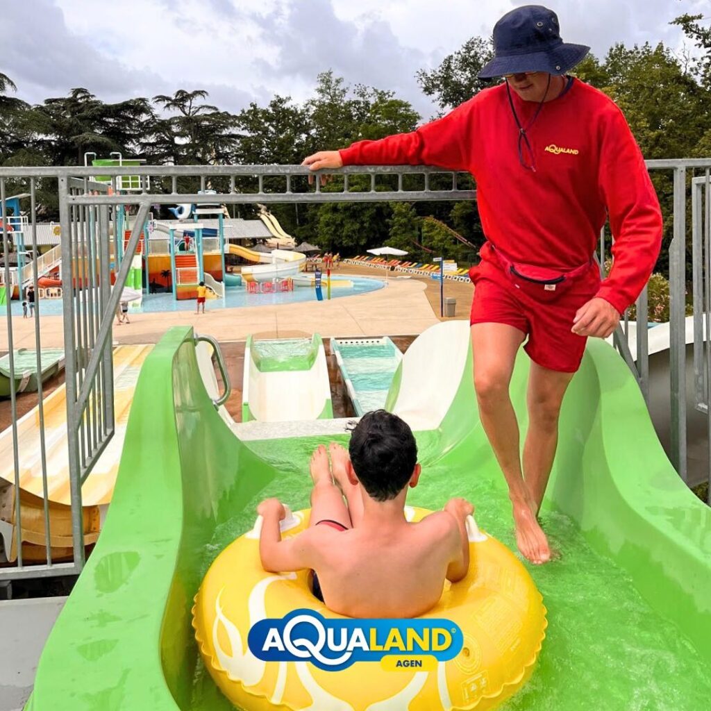 Bouée toboggan Aqualand Agen