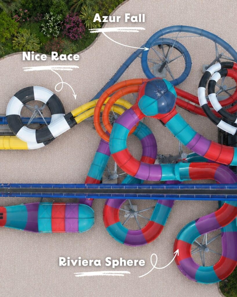 nouveauté 2026 aquasplash Antibes tour toboggans aquatiques